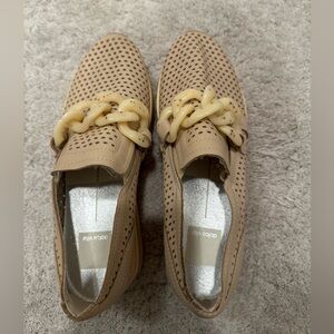 Beige Dolce Vida platform shoes